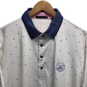 Greyson NEW Men's Size XXL Spirit of Lanai Lago Mar Country Club 2024 White Polo